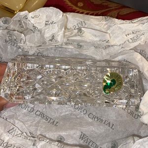 Waterford business card holder in original packaging